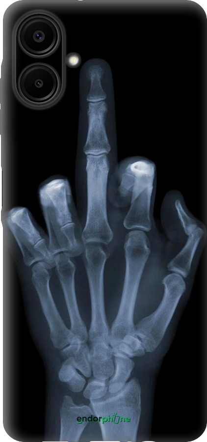 Силиконовый чехол Рука через рентген для Samsung Galaxy A06 4G - 1007u-3776 изображение 