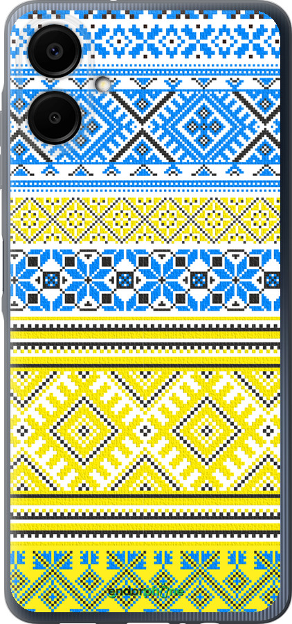 Силиконовый чехол Вышиванка 40 для Samsung Galaxy A06 4G - 1174u-3776 изображение 