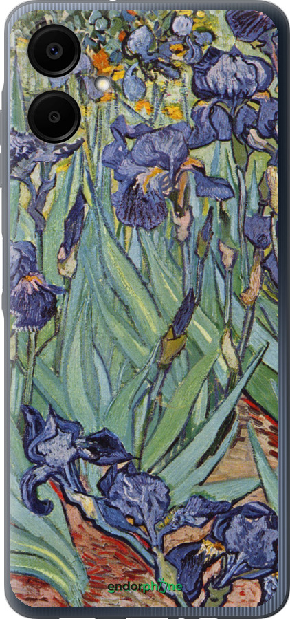 Силиконовый чехол Винсент Ван Гог. Ирисы для Samsung Galaxy A06 4G - 161u-3776 изображение 