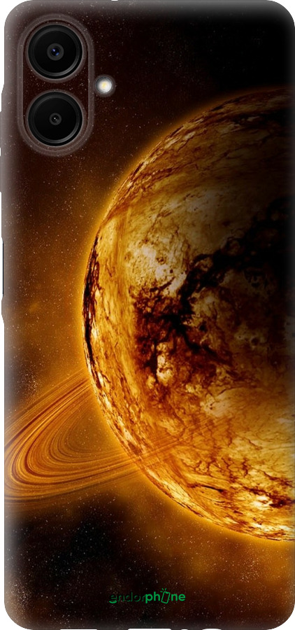 Силиконовый чехол Жёлтый Сатурн для Samsung Galaxy A06 4G - 170u-3776 изображение 