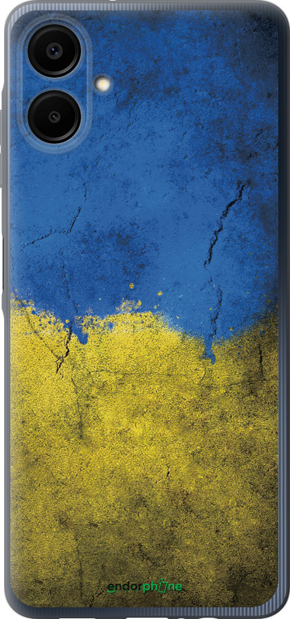 Силиконовый чехол Флаг Украины 2 для Samsung Galaxy A06 4G - 401u-3776 изображение 