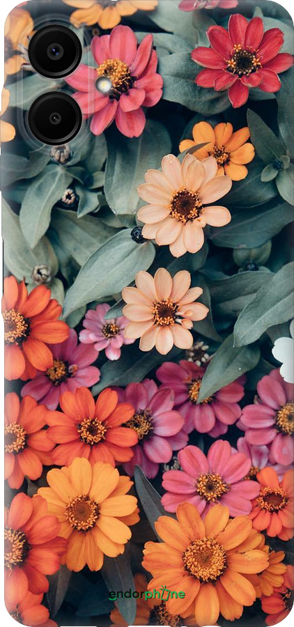 Силиконовый чехол Beauty flowers для Samsung Galaxy A06 4G - 4050u-3776 изображение 