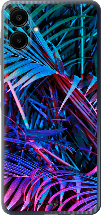 Силиконовый чехол Папоротник под ультрафиолетом для Samsung Galaxy A06 4G - 4069u-3776 изображение 