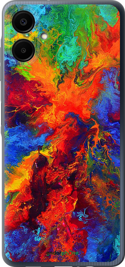 Силиконовый чехол Акварель на холсте для Samsung Galaxy A06 4G - 4150u-3776 изображение 