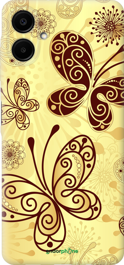 Силиконовый чехол Красивые бабочки для Samsung Galaxy A06 4G - 4170u-3776 изображение 