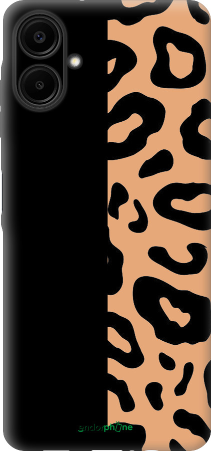 Силиконовый чехол Пятна леопарда для Samsung Galaxy A06 4G - 4269u-3776 изображение 
