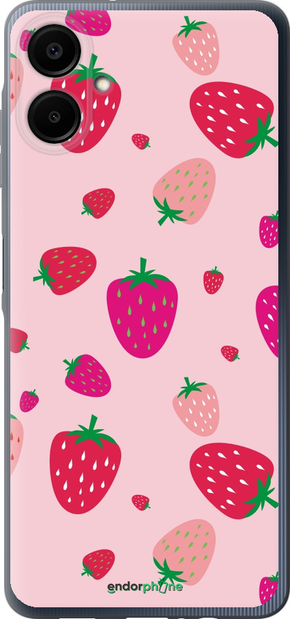 Силіконовий чехол Полунички для Samsung Galaxy A06 4G - 4332u-3776 изображение 