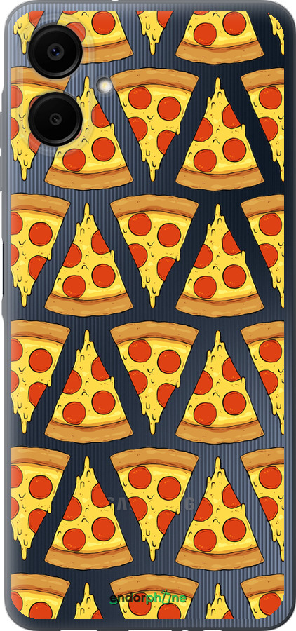 Силиконовый чехол Пицца для Samsung Galaxy A06 4G - 4408u-3776 изображение 