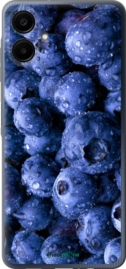 Силиконовый чехол Голубика для Samsung Galaxy A06 4G - 4459u-3776 изображение 