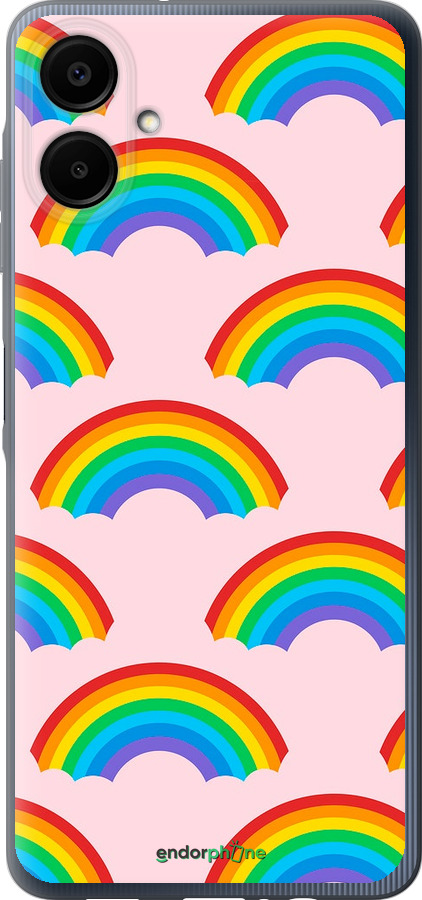 Силиконовый чехол Rainbows для Samsung Galaxy A06 4G - 4478u-3776 изображение 