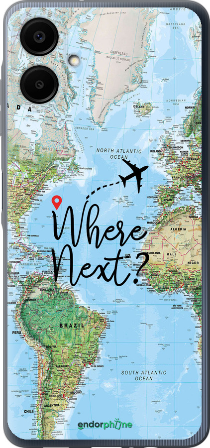 Силиконовый чехол Путешествие для Samsung Galaxy A06 4G - 4503u-3776 изображение 