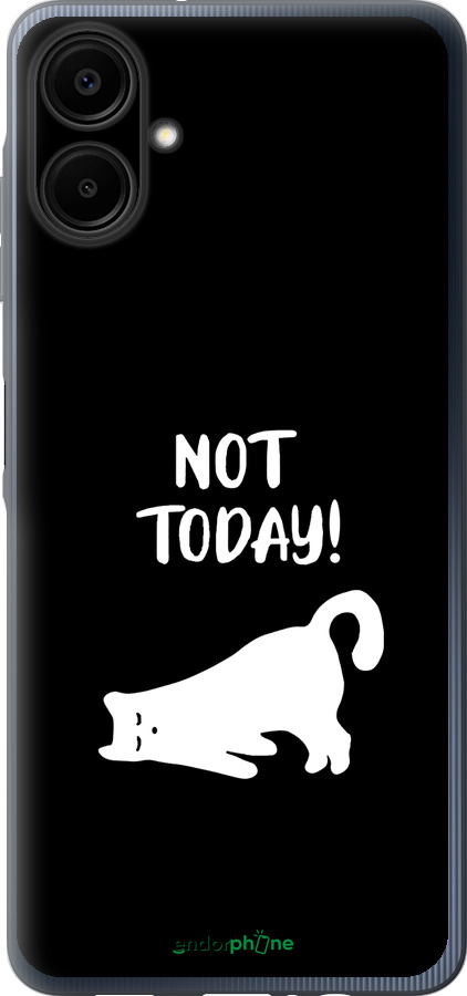 Силиконовый чехол Уставший кот для Samsung Galaxy A06 4G - 4535u-3776 изображение 