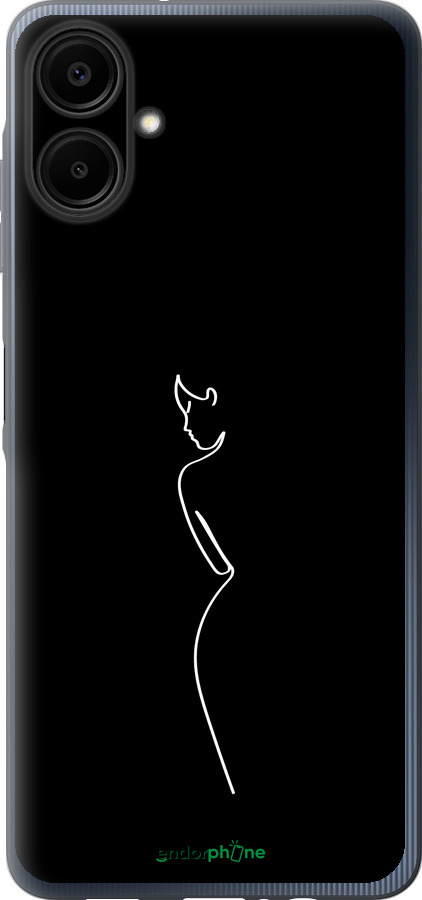 Силиконовый чехол Силуэт1 для Samsung Galaxy A06 4G - 4590u-3776 изображение 