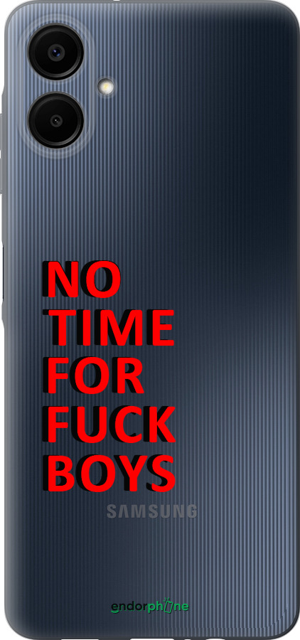 Силиконовый чехол Нет времени для Samsung Galaxy A06 4G - 4635u-3776 изображение 