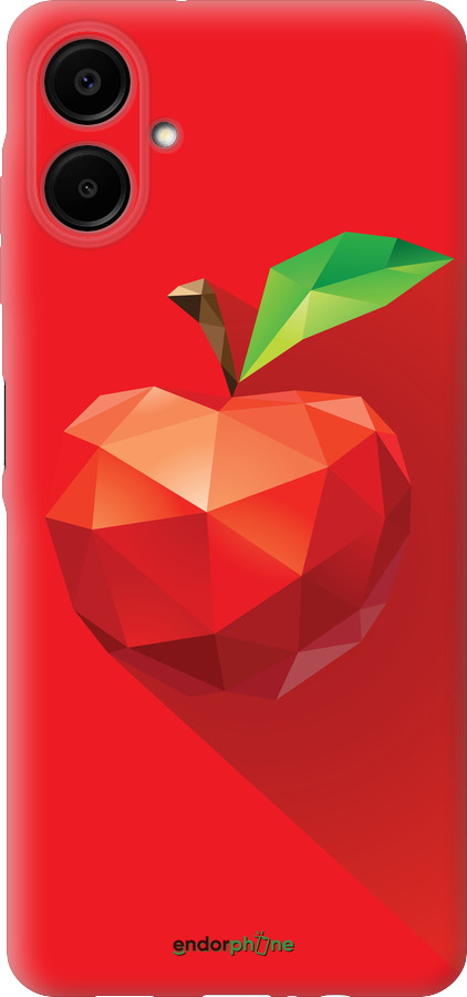 Силіконовий чехол Яблуко для Samsung Galaxy A06 4G - 4696u-3776 изображение 