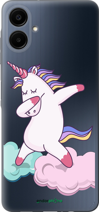 Силиконовый чехол Единорог для Samsung Galaxy A06 4G - 4702u-3776 изображение 