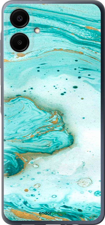 Силиконовый чехол Мраморный для Samsung Galaxy A06 4G - 4895u-3776 изображение 