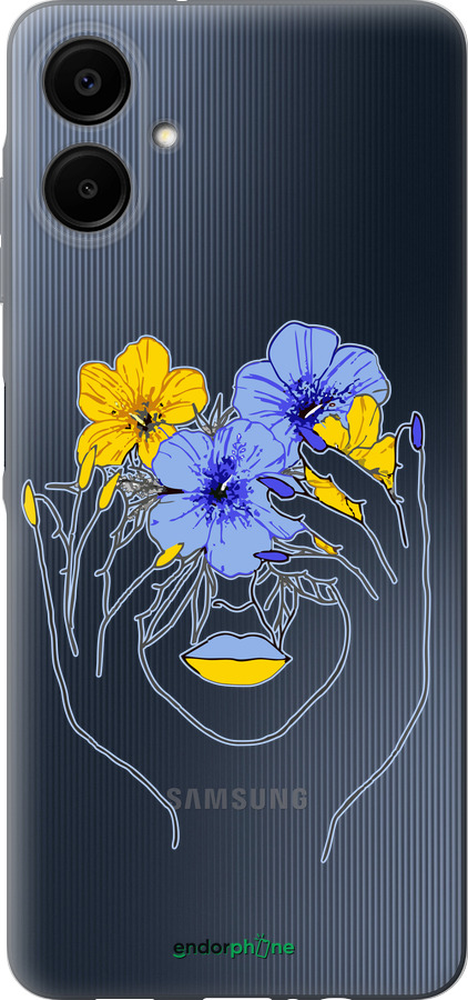 Силиконовый чехол Девушка v4 для Samsung Galaxy A06 4G - 5276u-3776 изображение 