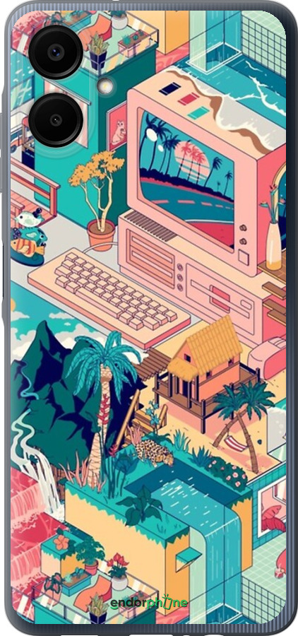 Силиконовый чехол № 5393 для Samsung Galaxy A06 4G - 5393u-3776 изображение 