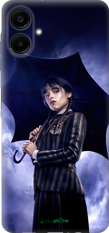 Силіконовий чехол Wednesday v2 для Samsung Galaxy A06 4G - 5516u-3776 изображение 