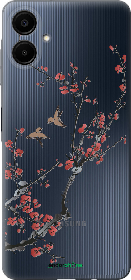 Силиконовый чехол Сакура v2 для Samsung Galaxy A06 4G - 5538u-3776 изображение 