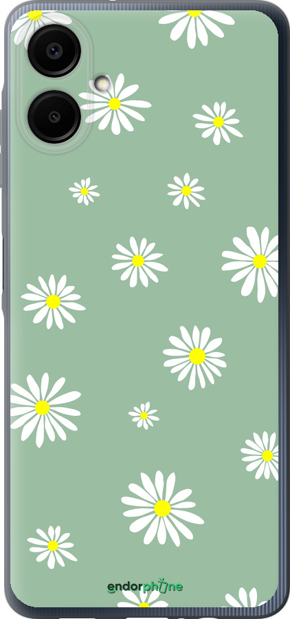 Силиконовый чехол Ромашки v4 для Samsung Galaxy A06 4G - 5603u-3776 изображение 