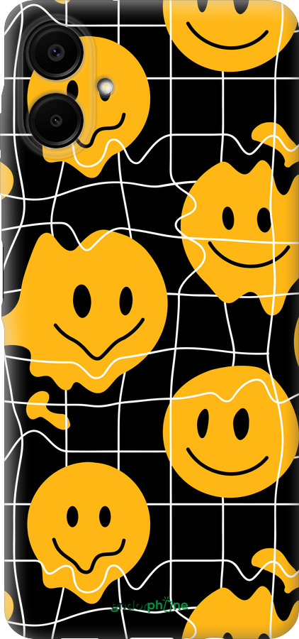 Силиконовый чехол Смайлы v3 для Samsung Galaxy A06 4G - 5623u-3776 изображение 