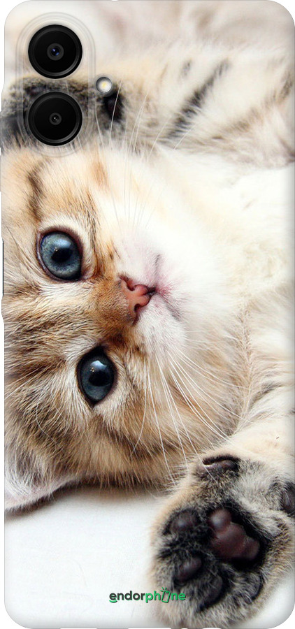 Силиконовый чехол Котик для Samsung Galaxy A06 4G - 6024u-3776 изображение 