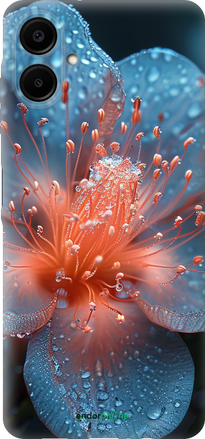 Силиконовый чехол Роса на цветке для Samsung Galaxy A06 4G - 6039u-3776 изображение 