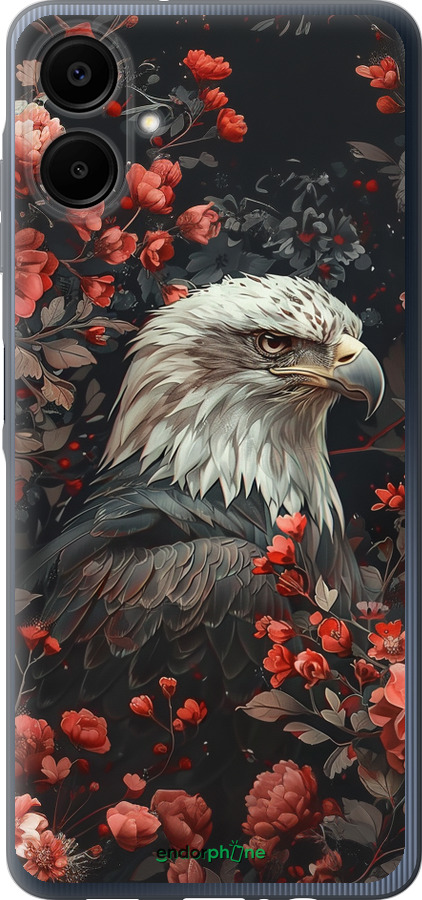 Силиконовый чехол Цветочный страж для Samsung Galaxy A06 4G - 6102u-3776 изображение 