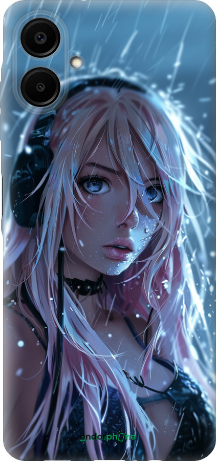 Силіконовий чехол Неоновий дощ для Samsung Galaxy A06 4G - 6119u-3776 изображение 