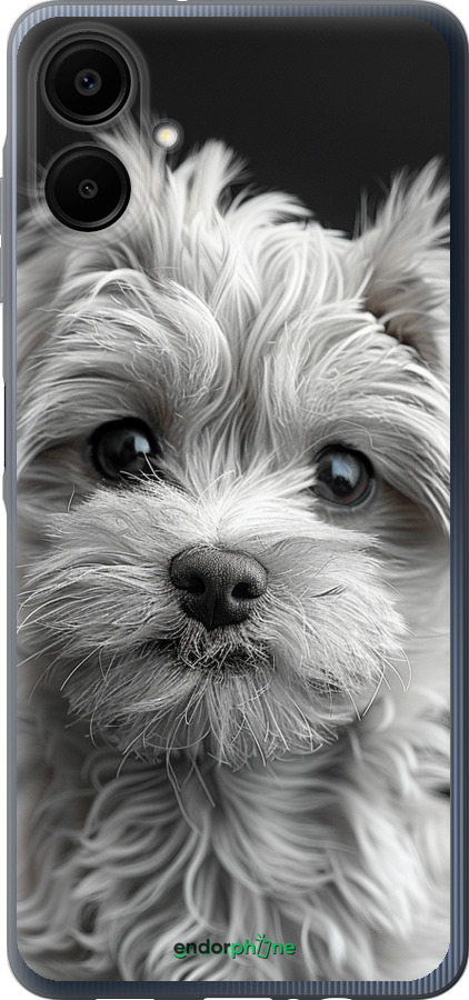 Силіконовий чехол Мальтипу на чорному фоні для Samsung Galaxy A06 4G - 6156u-3776 изображение 