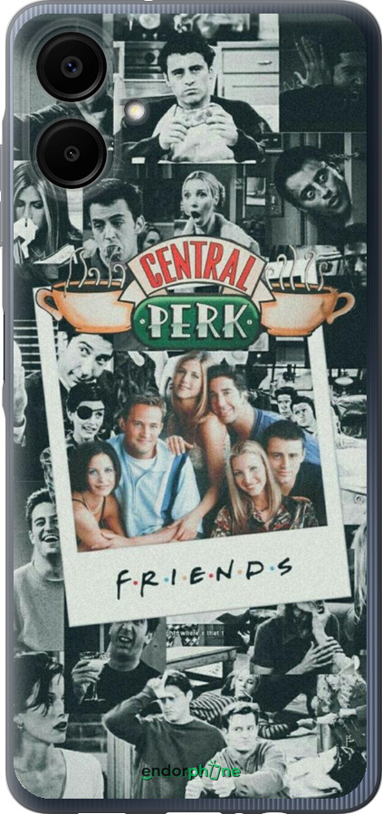 Силиконовый чехол Друзья для Samsung Galaxy A06 4G - 6276u-3776 изображение 