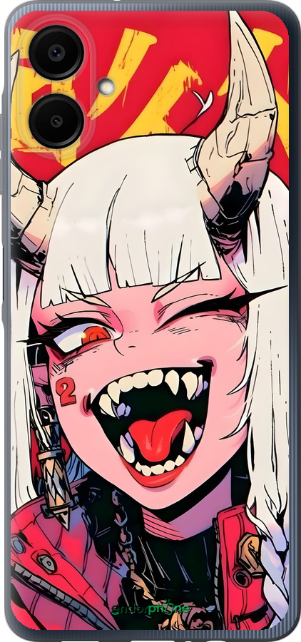 Силіконовий чехол Аніме демон для Samsung Galaxy A06 4G - 6308u-3776 изображение 