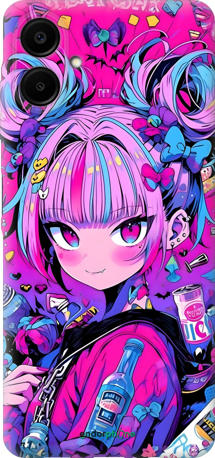 Силиконовый чехол Аниме милаха для Samsung Galaxy A06 4G - 6314u-3776 изображение 