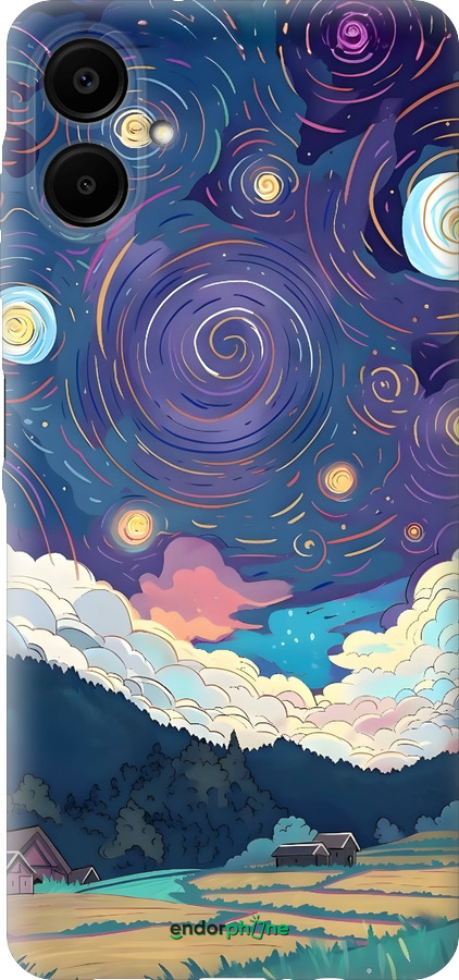 Силиконовый чехол Креативный арт для Samsung Galaxy A06 4G - 6322u-3776 изображение 