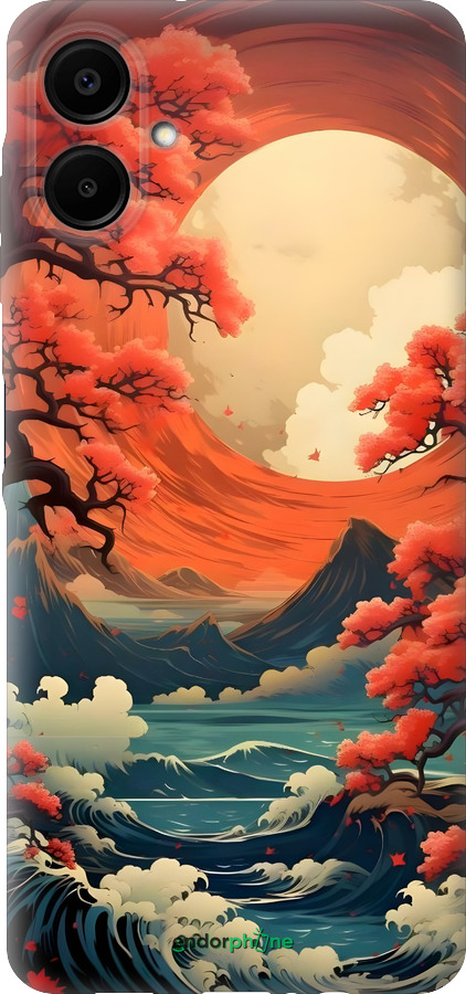 Силиконовый чехол Природа японии для Samsung Galaxy A06 4G - 6327u-3776 изображение 
