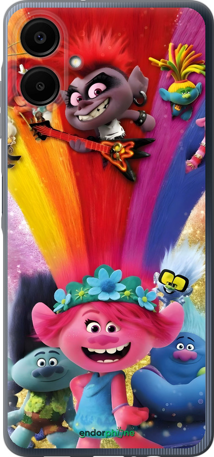 Силіконовий чехол Тролі для Samsung Galaxy A06 4G - 6343u-3776 изображение 