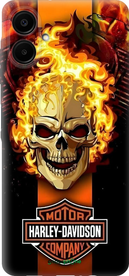 Силіконовий чехол Харлей девидсон для Samsung Galaxy A06 4G - 6370u-3776 изображение 