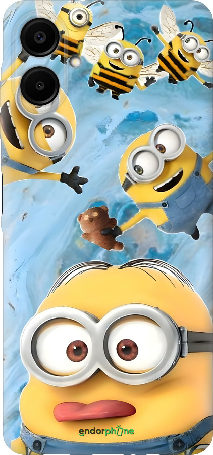 Силиконовый чехол Миньоны для Samsung Galaxy A06 4G - 6386u-3776 изображение 