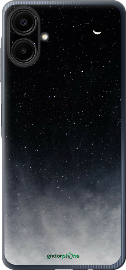 Силиконовый чехол Сині хмари, Синій місяць для Samsung Galaxy A06 4G - 6396u-3776 изображение 