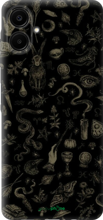 Силиконовый чехол Мистический коллаж с травами и магическими символами для Samsung Galaxy A06 4G - 6428u-3776 изображение 