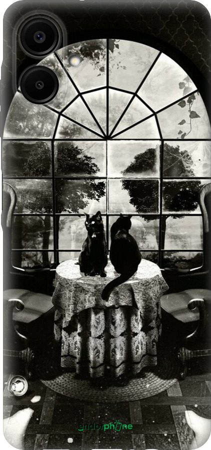 Силиконовый чехол Череп и коты для Samsung Galaxy A06 4G - 6432u-3776 изображение 