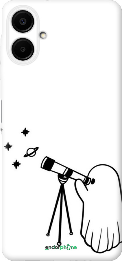 Силиконовый чехол Привидение астроном для Samsung Galaxy A06 4G - 6444u-3776 изображение 