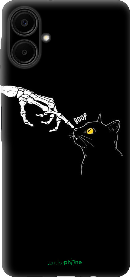 Силиконовый чехол Кошка для Samsung Galaxy A06 4G - 6505u-3776 изображение 