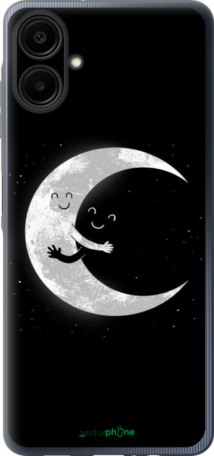 Силиконовый чехол Лунные объятия для Samsung Galaxy A06 4G - 6508u-3776 изображение 