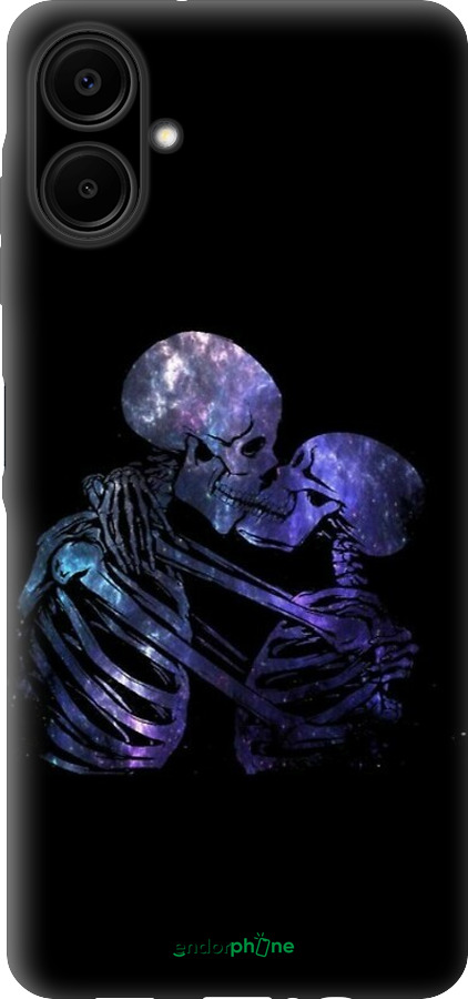 Силиконовый чехол С изображением скелета для Samsung Galaxy A06 4G - 6537u-3776 изображение 