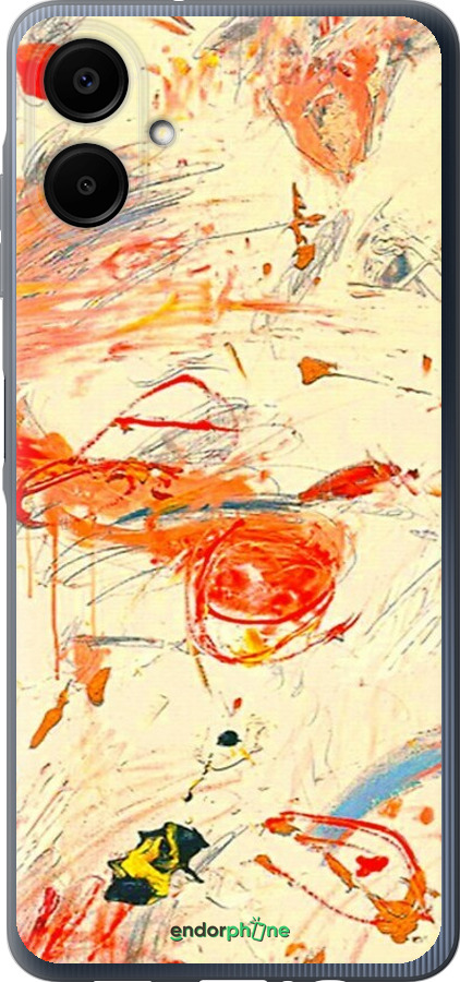Силіконовий чехол Динамічна картина з хаотичними мазками для Samsung Galaxy A06 4G - 6540u-3776 изображение 