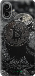 Силиконовый чехол Black Bitcoin для Samsung galaxy a07 - 6090u-4059 изображение 