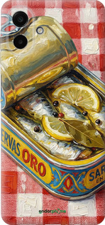 Силиконовый чехол Vintage Sardine Tin Phone для Samsung galaxy a07 - 6772u-4059 изображение 